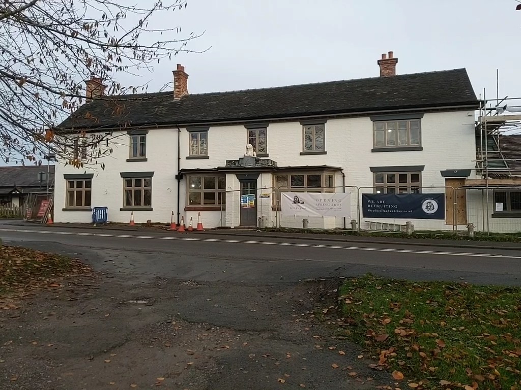 Scaffolding removed from the Lion, November 15th